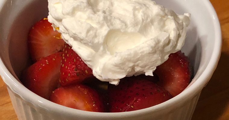 Treat Tuesday-Strawberries Romanoff