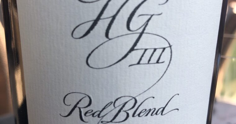 Wine of the Week-HG III Red Blend