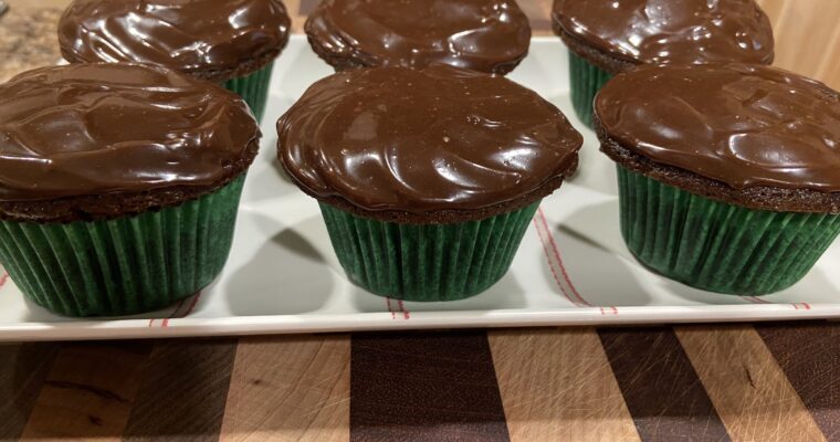 Treat Tuesday-Chocolate Coffee-Chocolate Chip Cupcakes