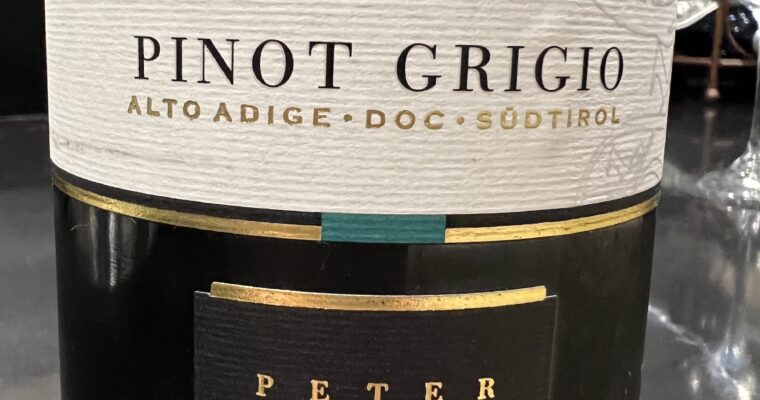 Wine of the Week-Peter Zemmer Pinot Grigio