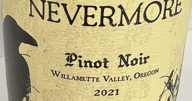 Wine of the Week-NEVERMORE Pinot Noir