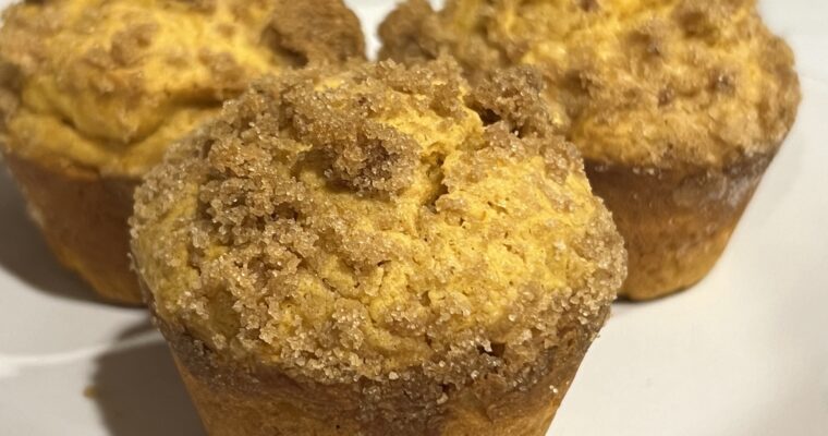 Treat Tuesday-Pumpkin Streusel Muffins