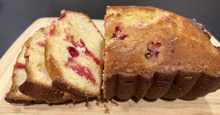 Glazed Orange-Cranberry Loaf Cake 2.0