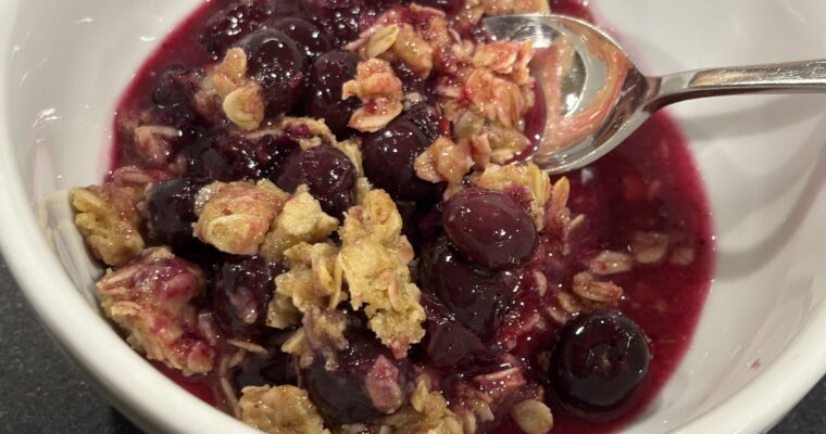 Treat Tuesday-GF Blueberry Crumble