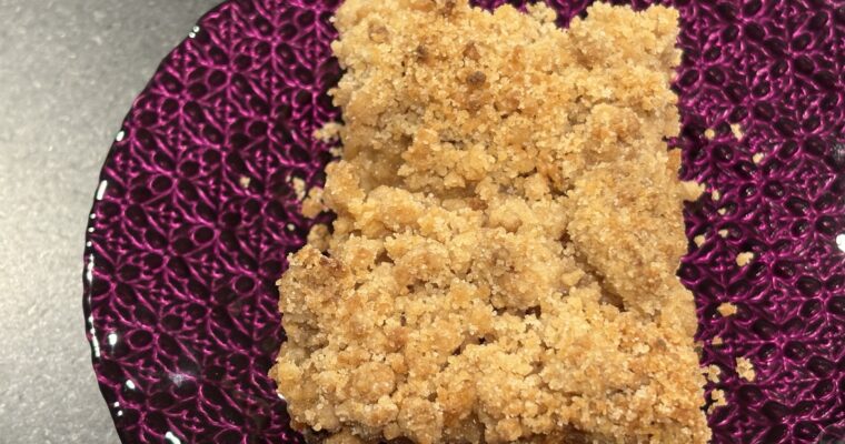 Treat Tuesday-Dutch Apple Pie Bars