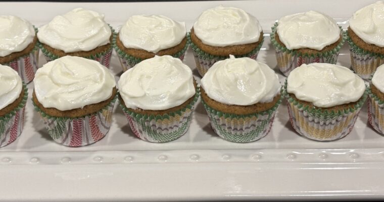 Treat Tuesday-Mini Carrot-Apple Cupcakes